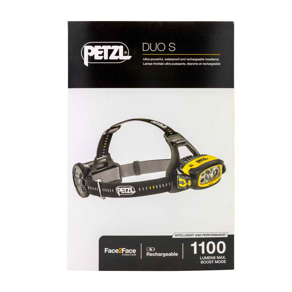 Petzl E80CHR Duo S Headlamp Black/Yellow Petzl E80CHR Duo S Headlamp Black/Yellow